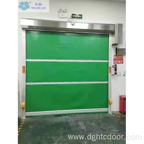 Automatic Industrial PVC Roll Up High Speed Door